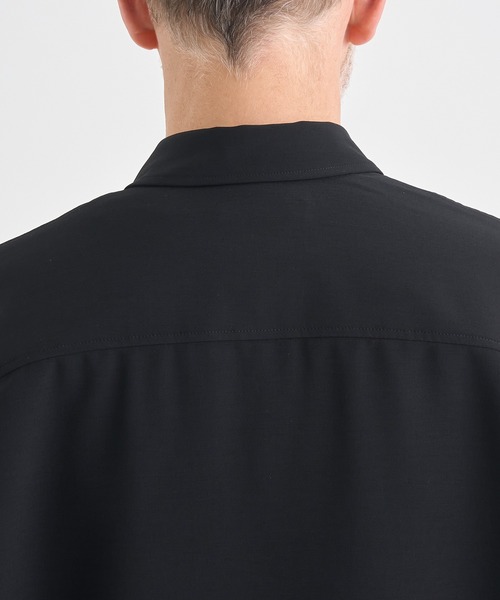 シャツ 「ATTACHMENT/アタッチメント」別注 PE CONPACT TWILL W POCKET S/S SHIRT/セットアップ対応 メンズの画像