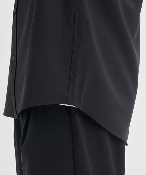 シャツ 「ATTACHMENT/アタッチメント」別注 PE CONPACT TWILL W POCKET S/S SHIRT/セットアップ対応 メンズの画像