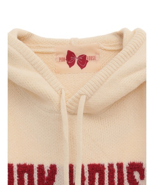 PINK HOUSE（ピンクハウス） ニットパーカー フリー ピンク レディース