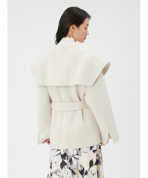 【新品タグ付き】FRAY I.D フレイアイディー ダッフルコート ホワイト FRAY I.D（フレイ・アイディー） コート 0 ホワイト レディース