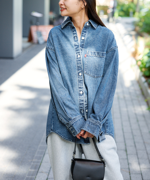 ブラウス シャツ 「追加」別注「LEVI'S(R)/リーバイス(R)」THE EVERYDAY SHIRTS：シャツ レディース 追加》別注【LEVI'S(R)/リーバイス(R)】THE EVERYDAY SHIRTS