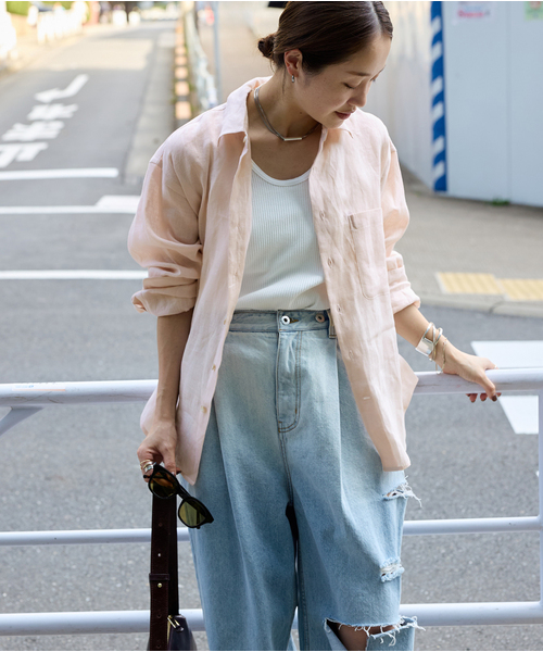 JOURNAL STANDARD - 新品未使用☆JOURNAL STANDARD 40リネンブラウス JOURNAL STANDARD ブラウス シャツ 「追加2」リネンレギュラー