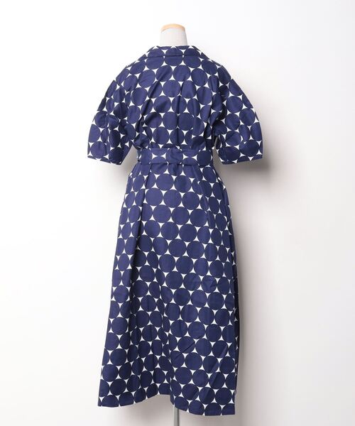 DRAWER 「Drawer」 シャツワンピース 36 ネイビー レディース
