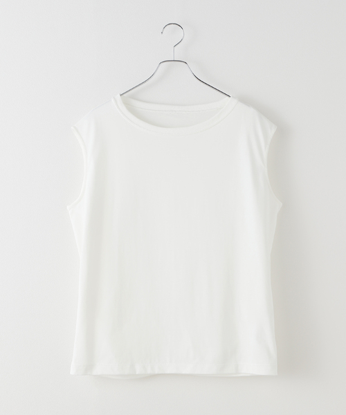 tシャツ バックタックニュアンスフレンチTシャツ レディース Spick＆Span tシャツ バックタックニュアンスフレンチTシャツ