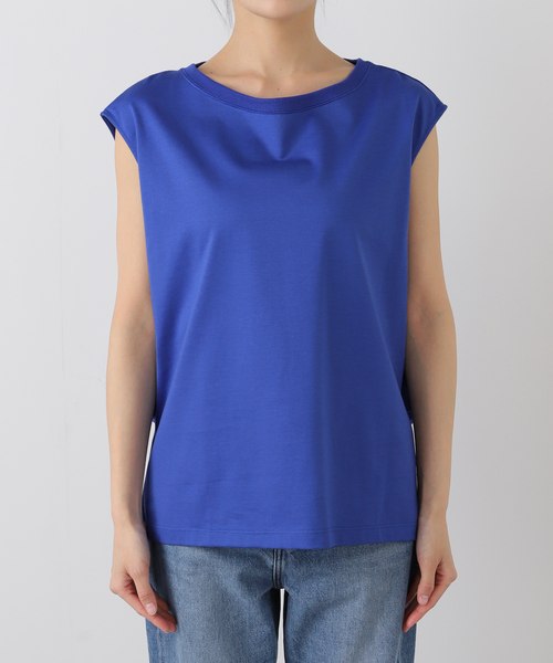 tシャツ バックタックニュアンスフレンチTシャツ レディース Spick＆Span tシャツ バックタックニュアンスフレンチTシャツ