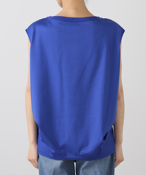 tシャツ バックタックニュアンスフレンチTシャツ レディース Spick＆Span tシャツ バックタックニュアンスフレンチTシャツ