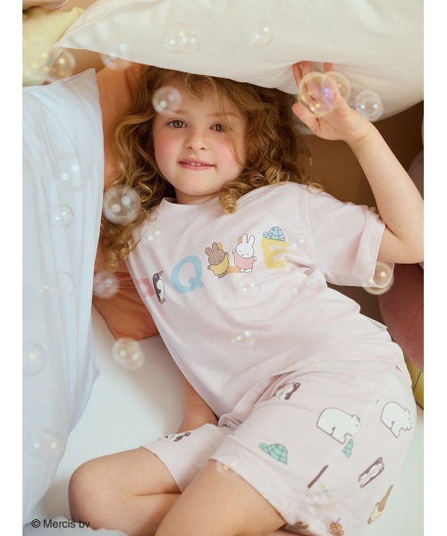 新品♡ジェラートピケ Dick Bruna 接触冷感　ショートパンツ　ミッフィー Dick Bruna】【接触冷感】総柄ショートパンツ(ショートパンツ