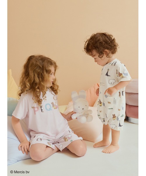 Miffy パジャマ 「Dick Bruna」「KIDS」「接触冷感」総柄