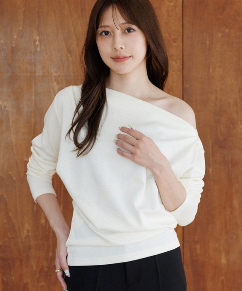 tシャツ 3way drape tops（3ウェイドレープトップス） レディース