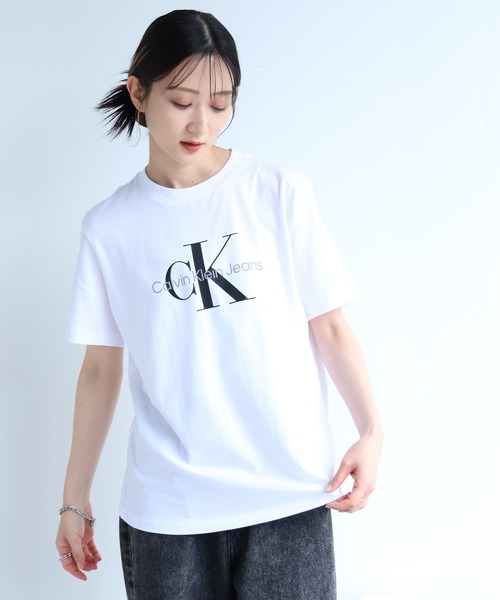 新品未使用 CKカルバンクライン ロゴ入りTシャツ 白 Calvin Klein（カルバン・クライン） tシャツ 「Calvin Klein/カルバン