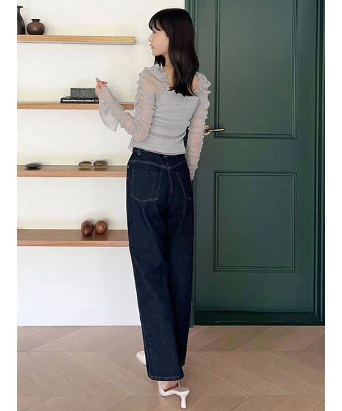 MERCURYDUO（マーキュリーデュオ） tシャツ ラメチュールツイスト