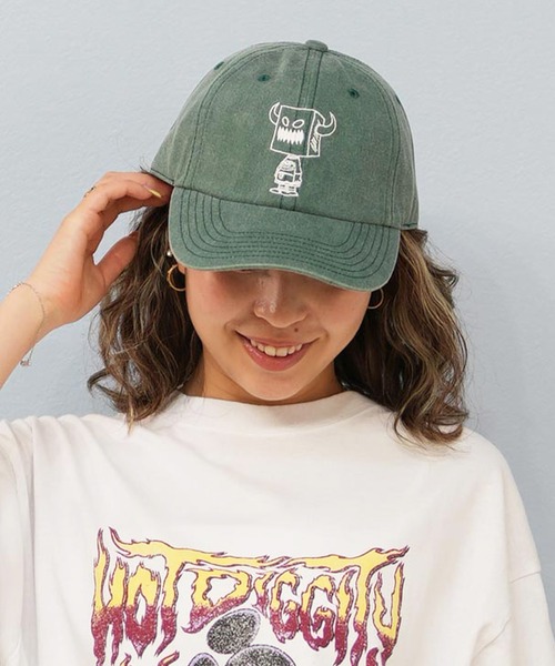 TOY MACHINE（トイマシーン） キャップ 帽子 TMC SKB3 WASHED CAP