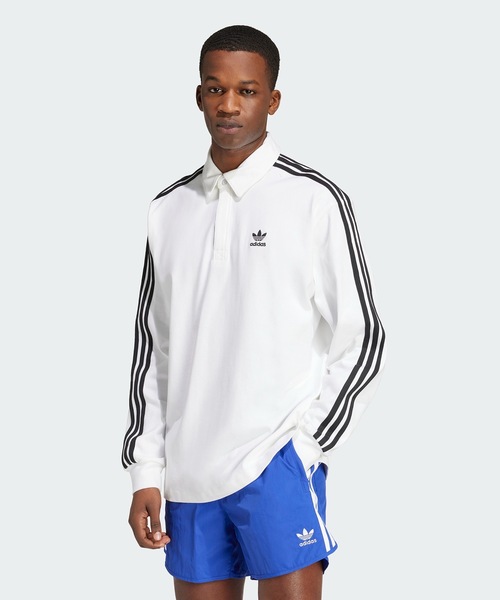 adidas アディダス originals RUGBY SHIRT ポロシャツ 送料無料adidas Originals MEN'S L/S RUGBY SHIRT (adidas