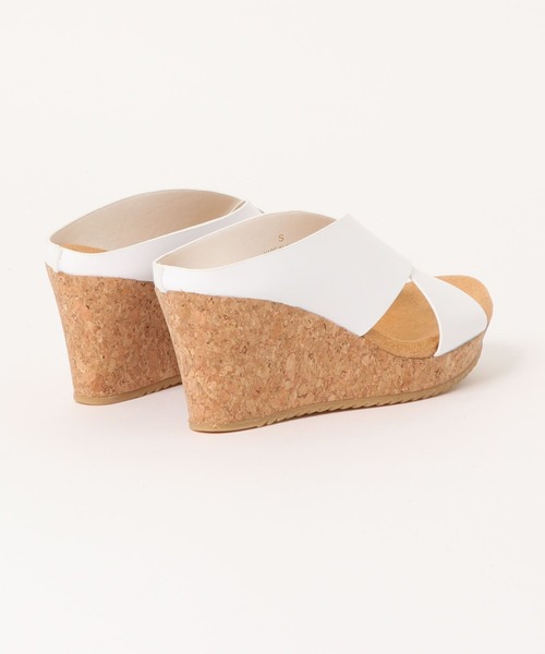 「Balancoire」 ヒールサンダル L カーキ レディース_画像2