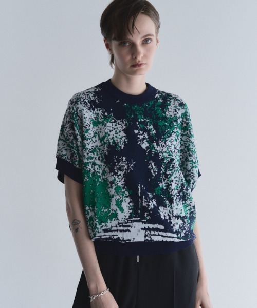 Muel Chic（ミュエルシック） ニット セーター Snow Jacquard knit