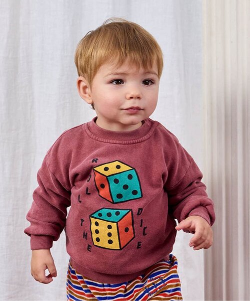 BOBO CHOSES（ボボショーズ） ベビー Roll The Diceトレーナー「ベビー