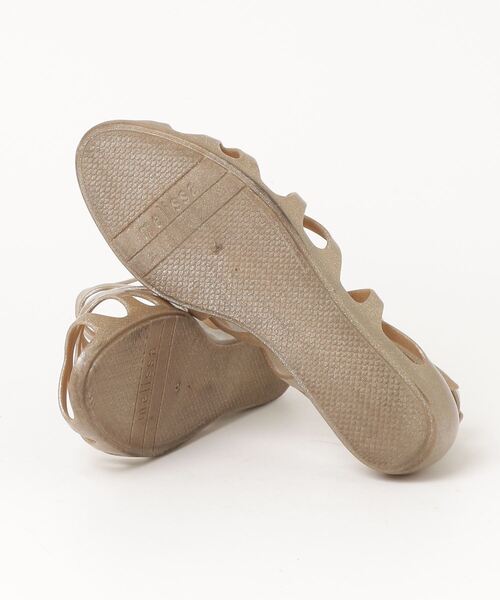 「melissa」 フラットサンダル 24cm ブラウン レディース_画像3