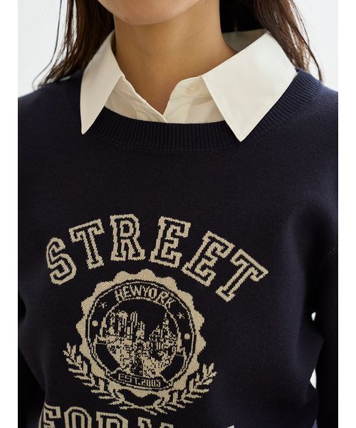 純正箱 SNIDEL スナイデル ジャガードドッキングニットTOPS 【公式通販】