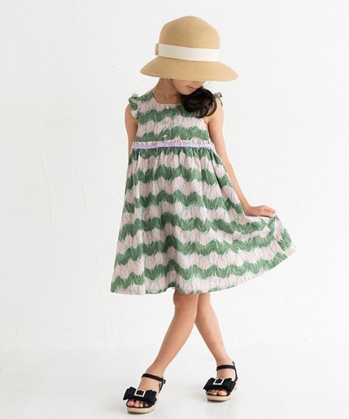 「POMPKINS」 「KIDS」フラットサンダル 20cm アイボリー キッズ_画像9