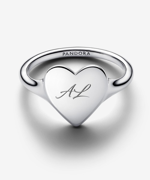 PANDORA（パンドラ） 指輪 リング エングレーバブル ハート シルバー