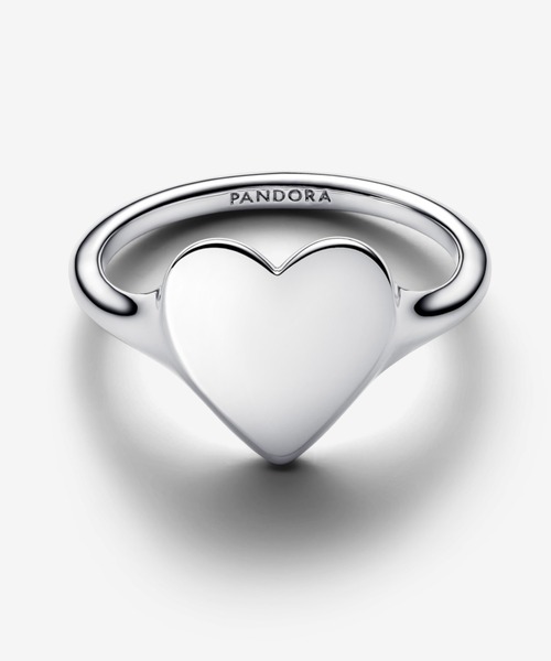 PANDORA（パンドラ） 指輪 リング エングレーバブル ハート シルバー