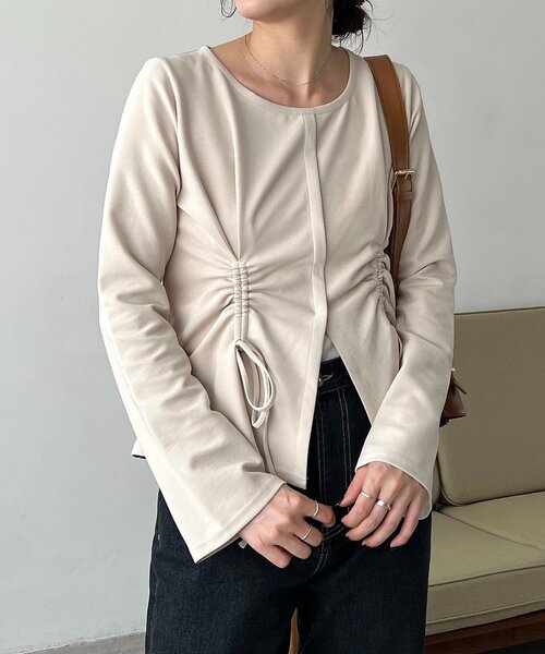 CAPRICIEUX LE'MAGE（カプリシューレマージュ） tシャツ ドロストリブT