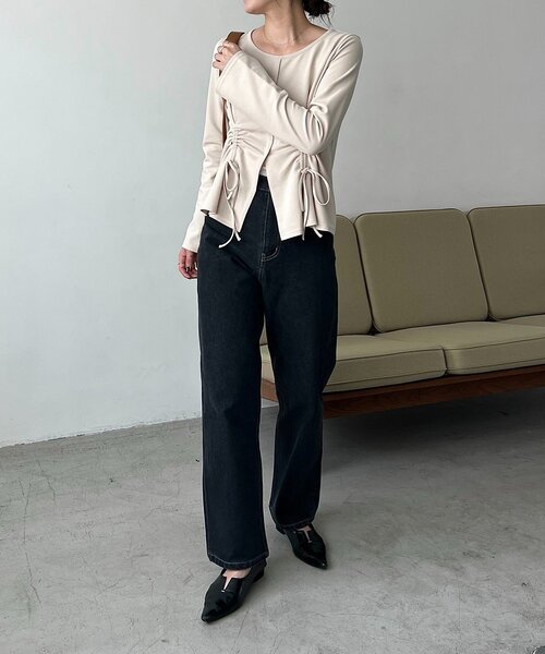 CAPRICIEUX LE'MAGE（カプリシューレマージュ） tシャツ ドロストリブT