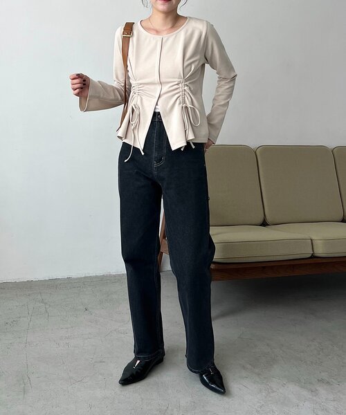 CAPRICIEUX LE'MAGE（カプリシューレマージュ） tシャツ ドロストリブT