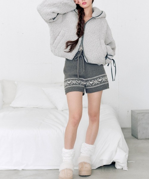 OLIVE des OLIVE（オリーブデオリーブ） ブルゾン アウター パイピング