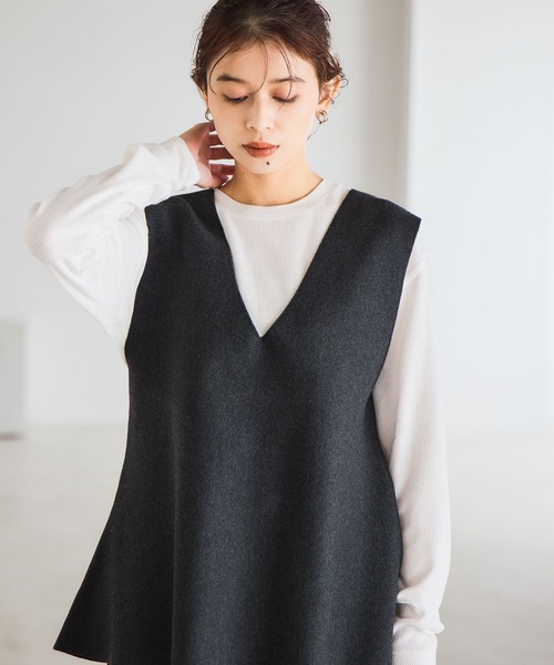 studio CLIP（スタディオクリップ） ベスト ジレ 12ゲージフレアベスト