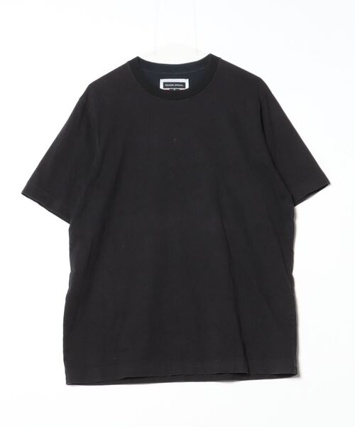 MAISON SPECIAL（メゾンスペシャル） 半袖Tシャツ 2 ブラック メンズ