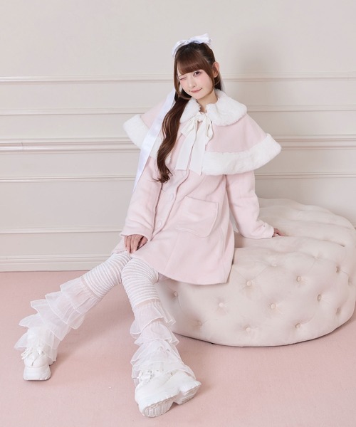 Honey Cinnamon（ハニーシナモン） コート アウター エコファーボレロA