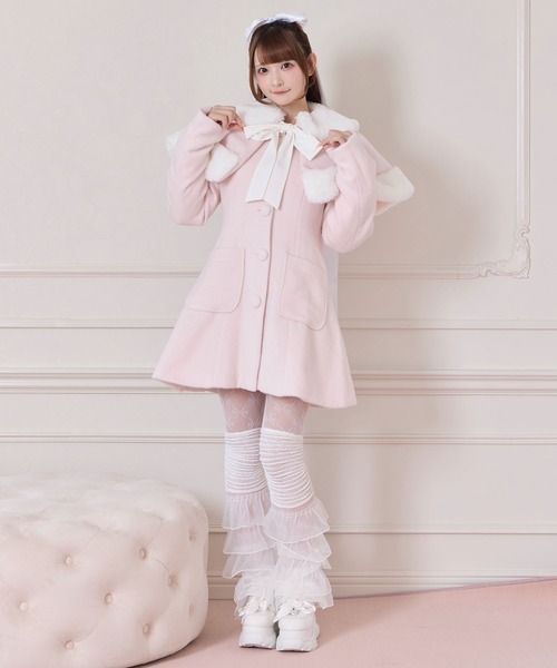 Honey Cinnamon（ハニーシナモン） コート アウター エコファーボレロA