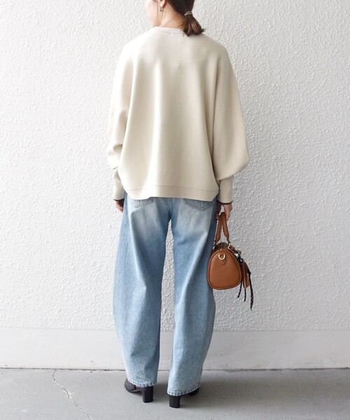 SHIPS any ニット セーター any:「手洗い可能」ダブルフェイス