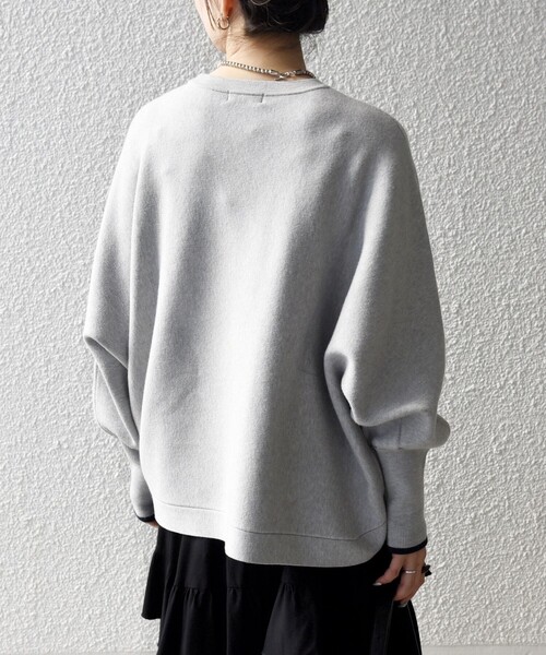 SHIPS any ニット セーター any:「手洗い可能」ダブルフェイス