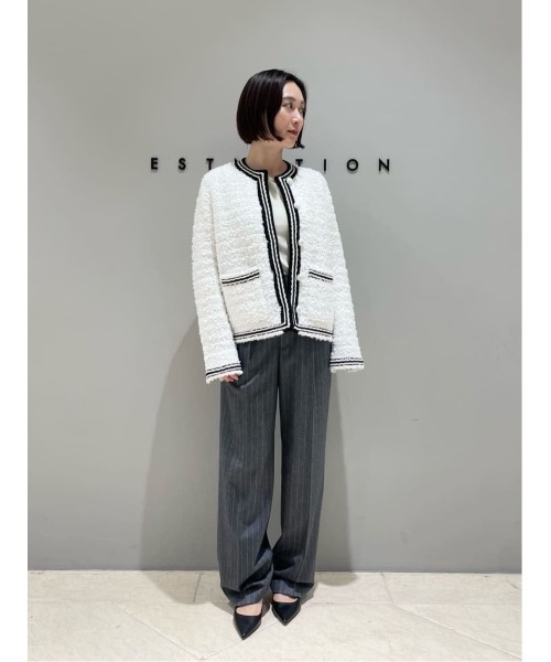 ESTNATION（エストネーション） ジャケット ノーカラージャケット