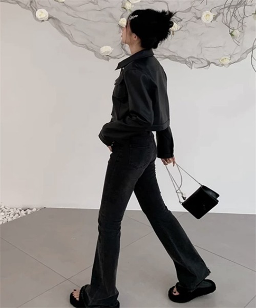 「Dream garden」 ブルゾン M ブラック レディース_画像4