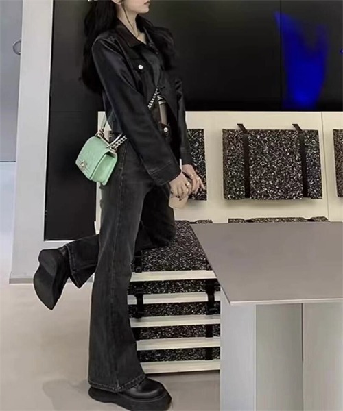 「Dream garden」 ブルゾン M ブラック レディース_画像9