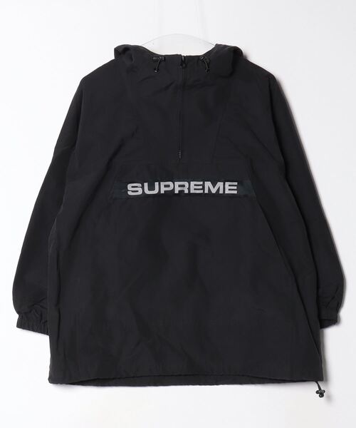 ジャケット・アウター supreme Heavy Nylon Anorak Supreme（シュプリーム） Heavy Nylon Anorak ブルゾン M ブラック