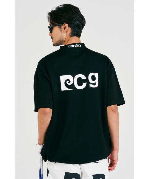 pierre cardin golf P logo short sleeve mock-neck/ピエールカルダン