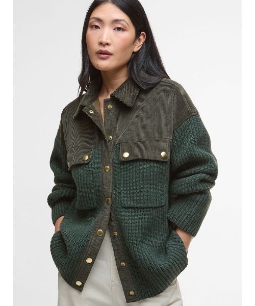Barbour（バブアー） ブラウス シャツ Maxine ニット オーバーシャツ
