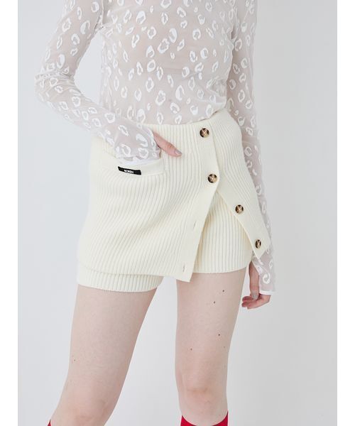 SORIN（ソリン） パンツ Wool Rib Layered Short Pants/ウールリブ