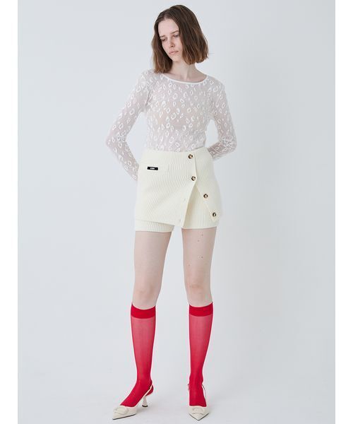 SORIN（ソリン） パンツ Wool Rib Layered Short Pants/ウールリブ