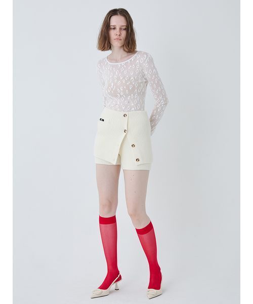 SORIN（ソリン） パンツ Wool Rib Layered Short Pants/ウールリブ