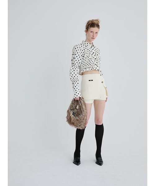 SORIN（ソリン） パンツ Wool Rib Layered Short Pants/ウールリブ