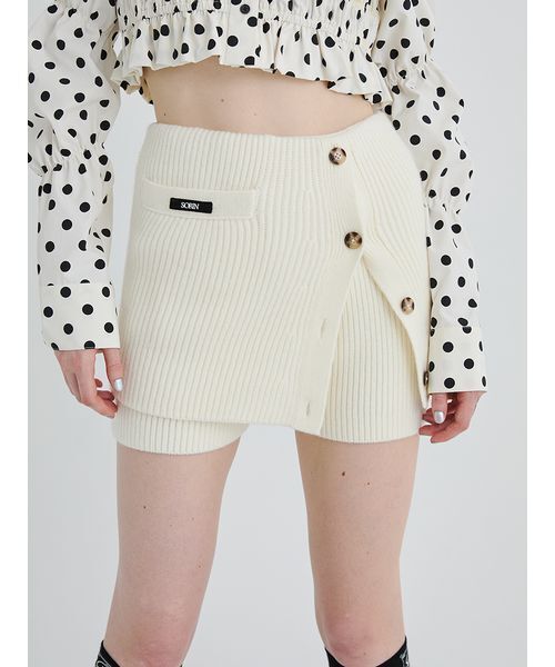 SORIN（ソリン） パンツ Wool Rib Layered Short Pants/ウールリブ