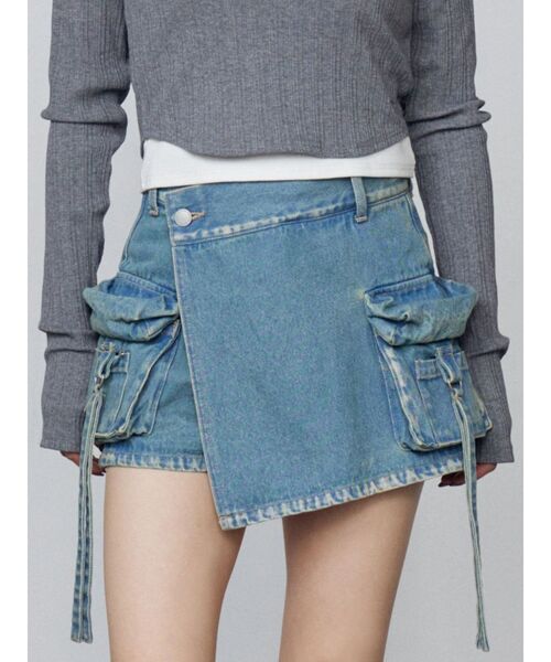 EMODA(エモダ) パンツ カーゴラップショートパンツ レディース EMODA(エモダ) パンツ カーゴラップショートパンツ レディース