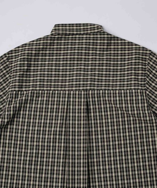 「flaner」 半袖シャツ LARGE ブラック レディース_画像7