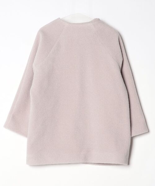 「grove」 ノーカラーコート 02 ナチュラル レディース_画像2