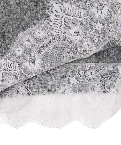 EDIT COLOGNE（エディットコロン） ワンピース 「E」レースレイヤード